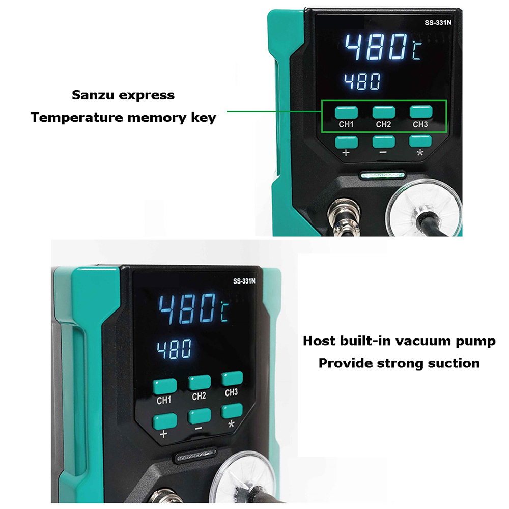 SS-331NH ESD LCD Digital Elect - đánh giá và giá Desoldering Gun Vacuum Electric