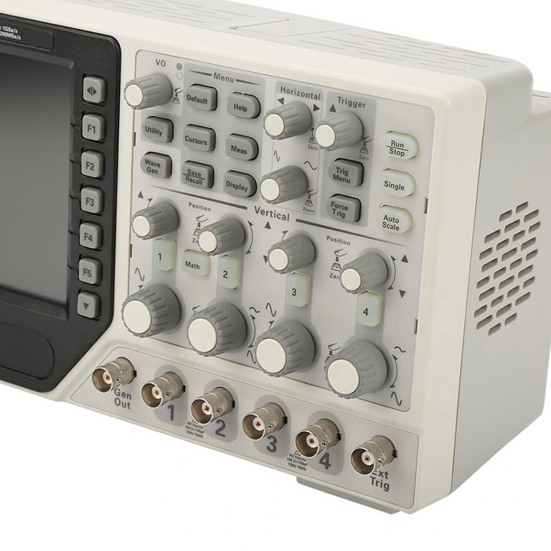 Hantek DSO4104C Digital Storag - đánh giá và giá Digital Storage Oscilloscope 100Mhz 4Ch